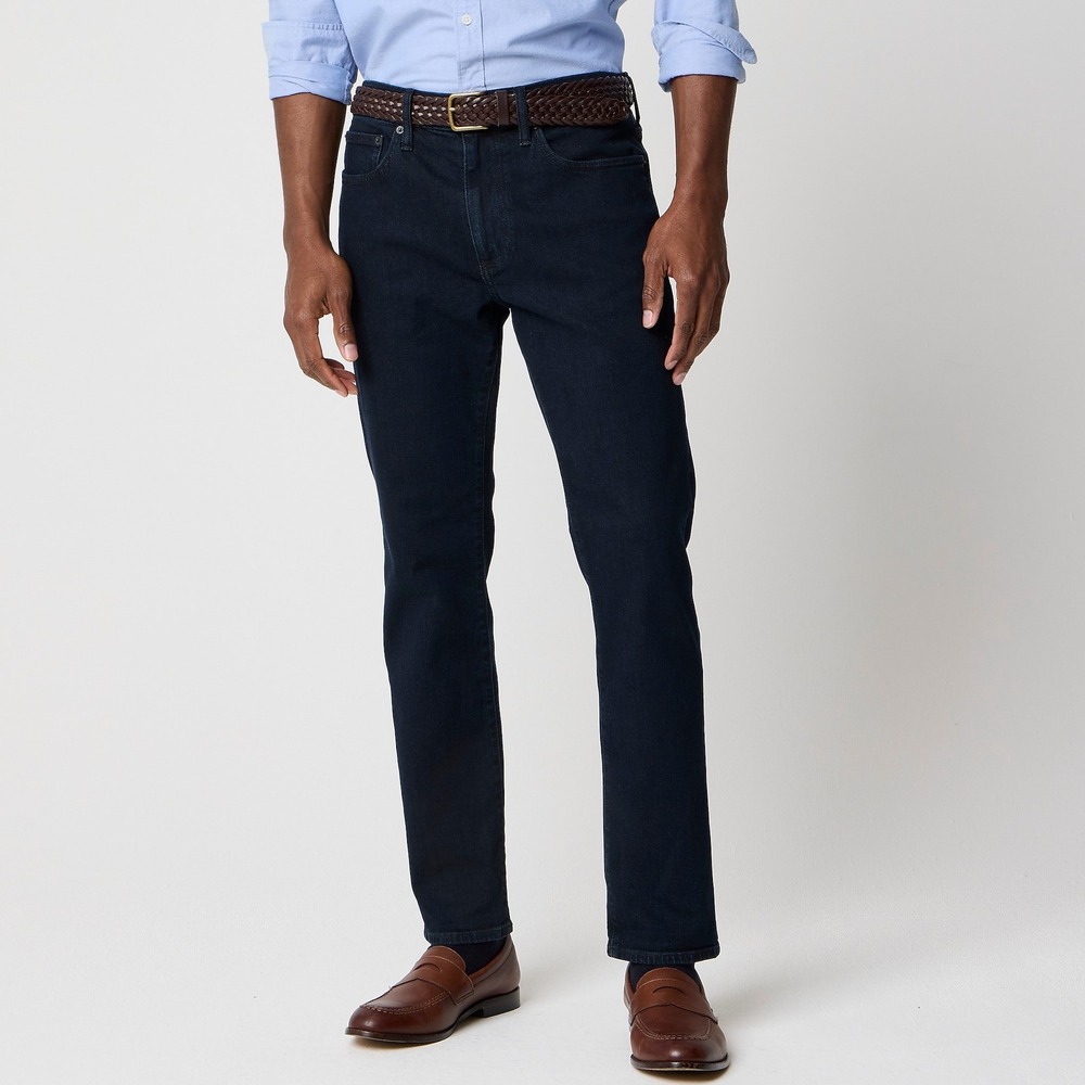 J.Crew Factory Straight Fit Jeans Dark Indigo 36x30 New With Tags